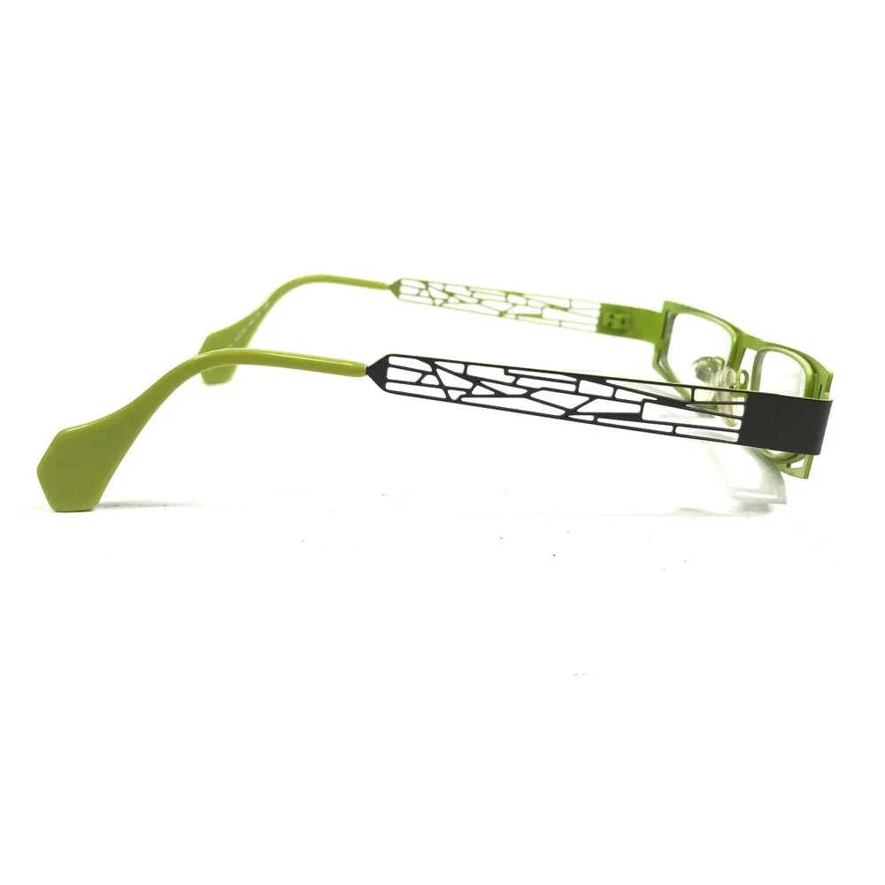 Iyoko-Inyake Eyeglasses Frames IY576 Col.53 Green Rectangular Full Rim 44-18-140